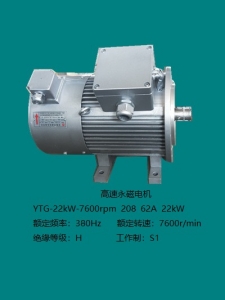 衡阳YTG-22kW-7600永磁同步电动机