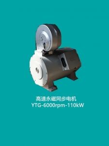 益阳YGP-110kW-6000rpm 高速永磁同步电动机